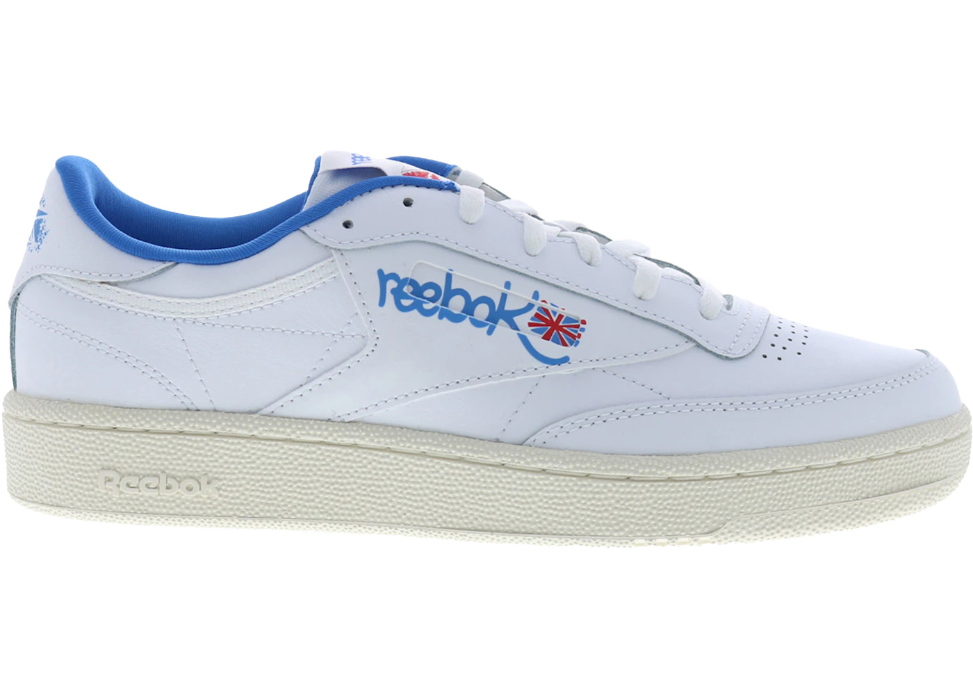 Reebok Club C 85 Graffiti White Kinetic Blue Men's IE2458
