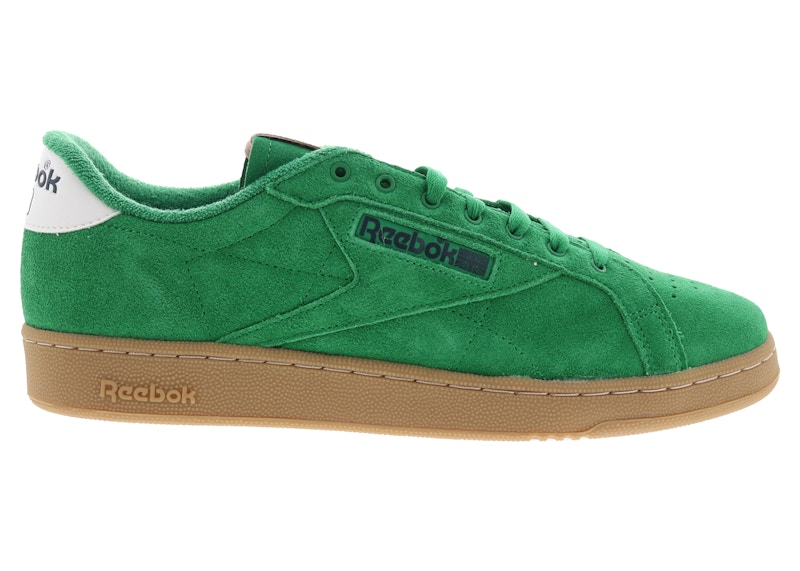 Pre-owned Reebok Men's Club C 85 Grounds Dart Board Sneakers In Glen Green/vector Red/gum