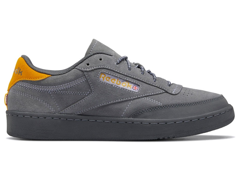 Reebok club c 85 cheap skull grey