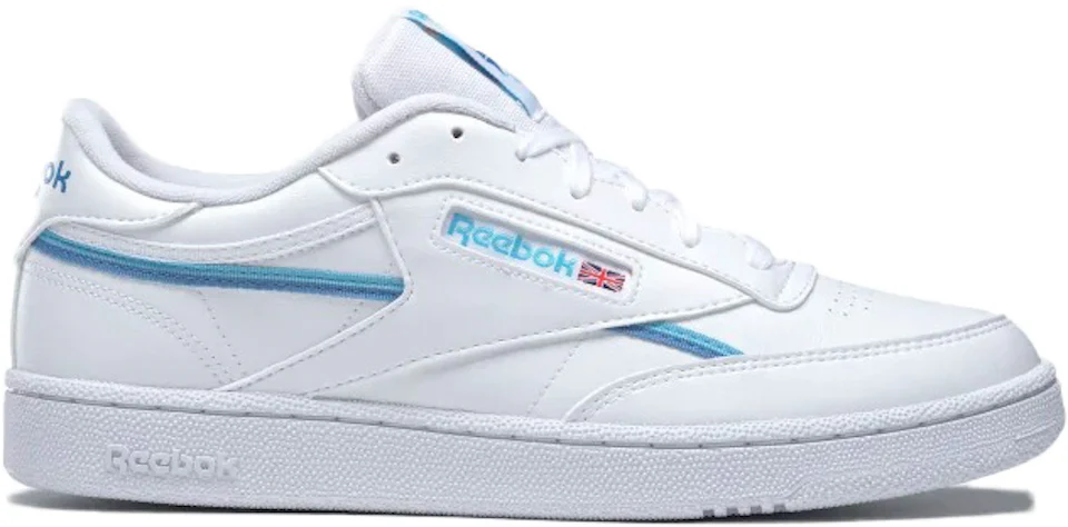 Tênis Reebok Club C 85 Feminino White/Blue - Base Sneakers