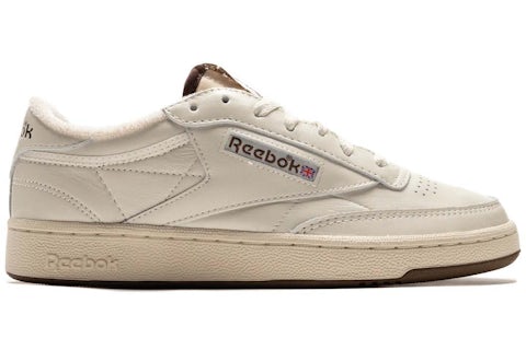 Reebok Club C 85 Vintage Chalk Paper White Brush Brown Men's