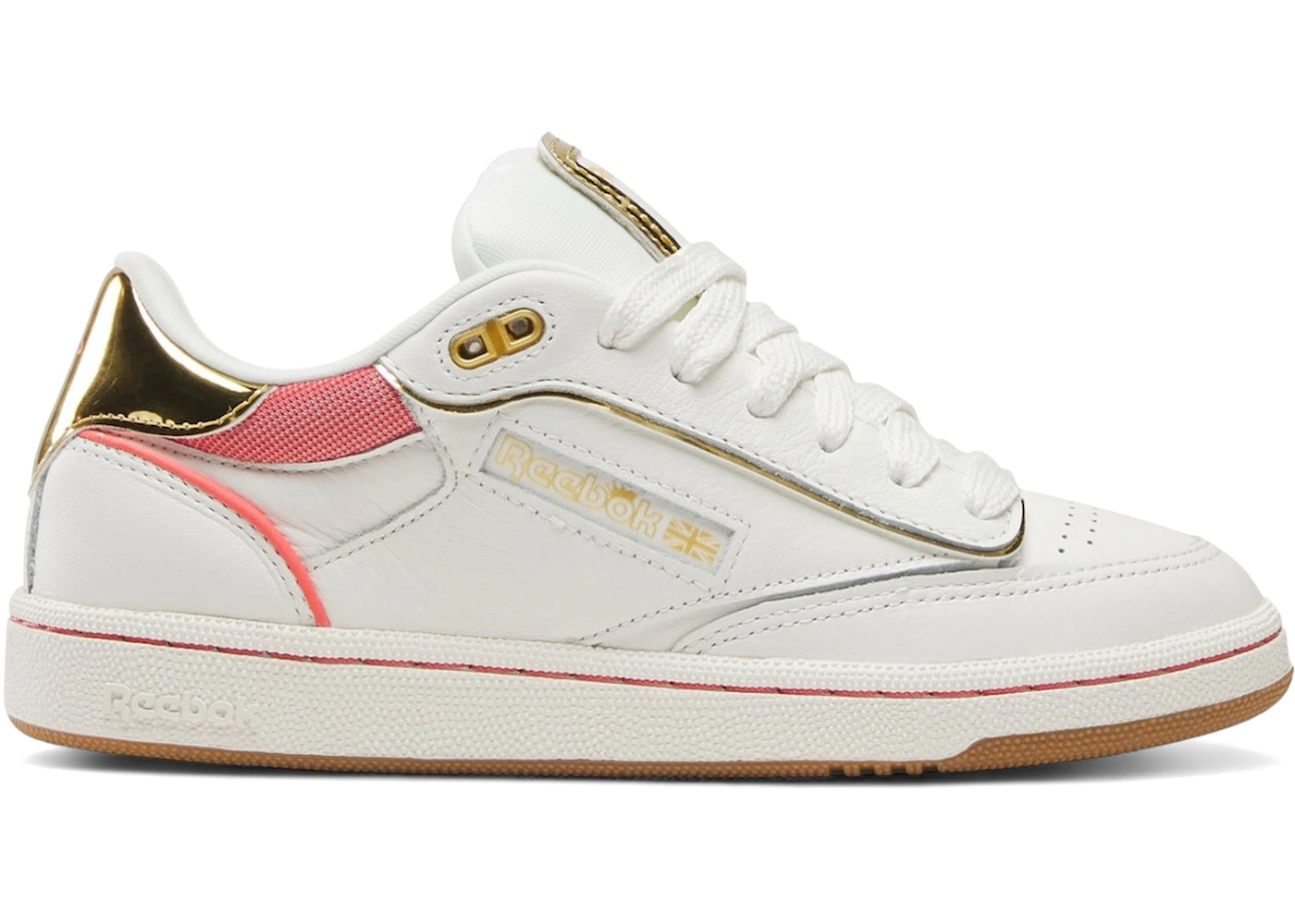 Reebok Club C Bulc Angel Reese Chalk Sunset Coral (Women's) - 100228936 - US