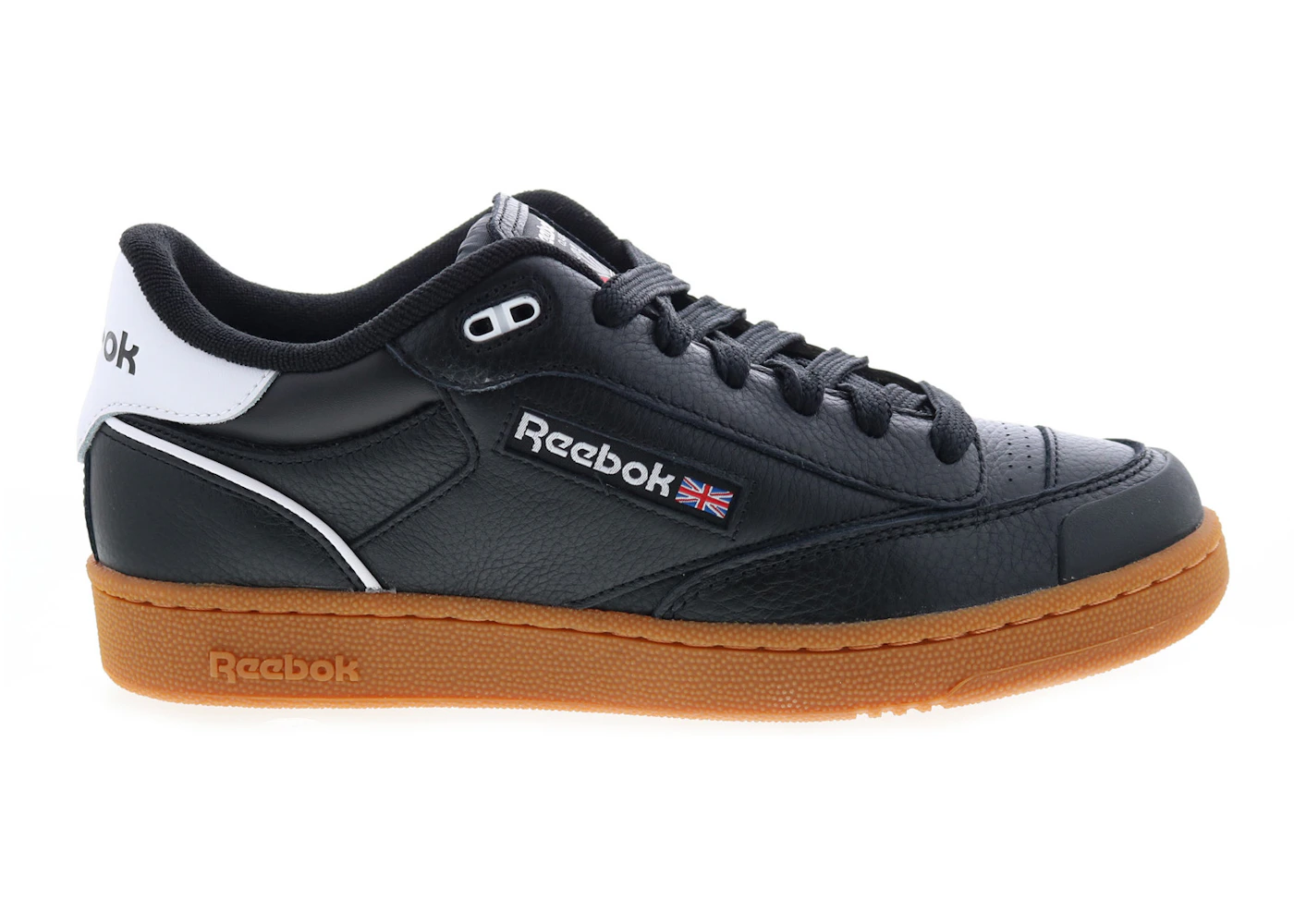 Reebok Club C Bulc Black Footwear White Rubber Gum Men's IF5070