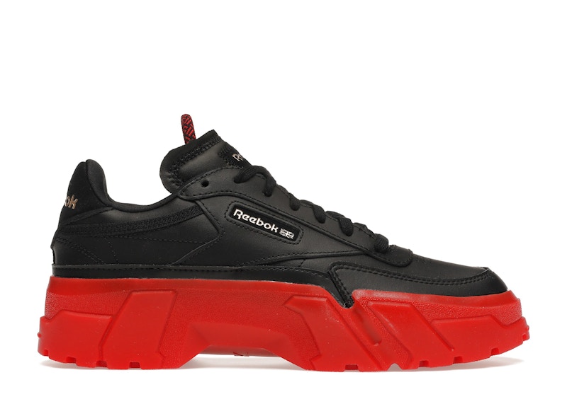 reebok black red