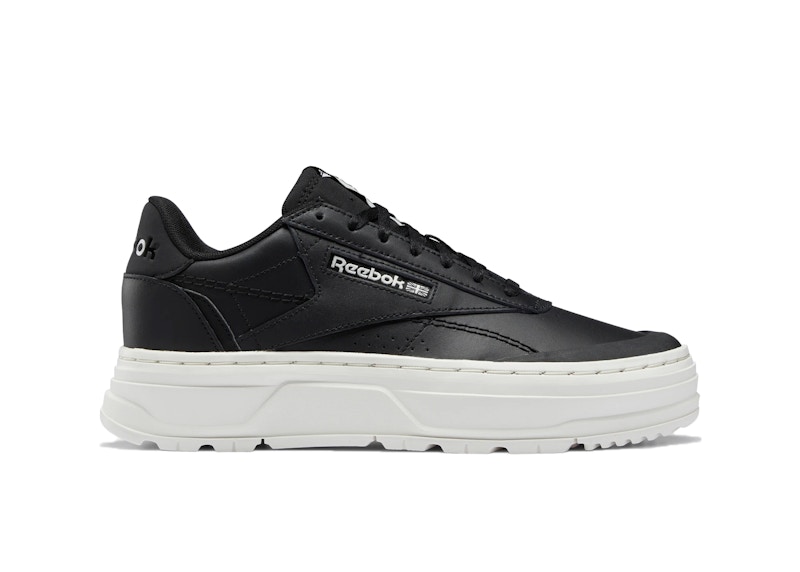 Reebok club cheap c chalk black