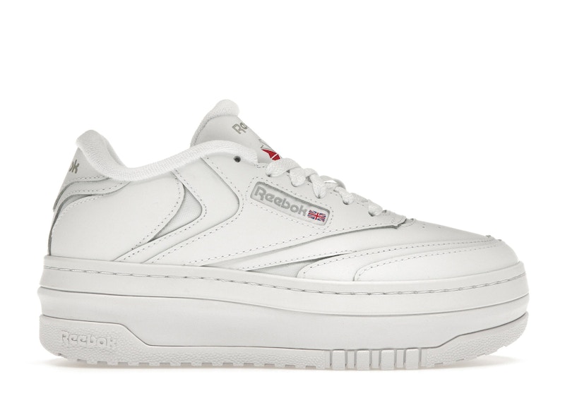 Pre-owned Reebok Club C Extra (women's) Sneakers In Footwear White/pure Grey