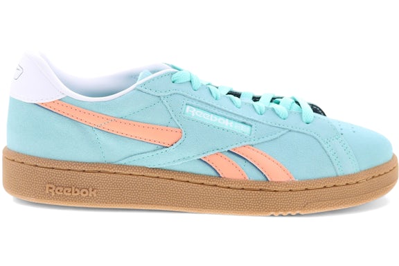 Reebok Club C Grounds UK AI Aqua Sunkissed Orange Gum