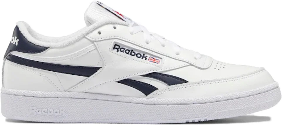 REEBOK Club C Revenge White / Vector Navy / Retro Gold - Leather sneakers  shoes