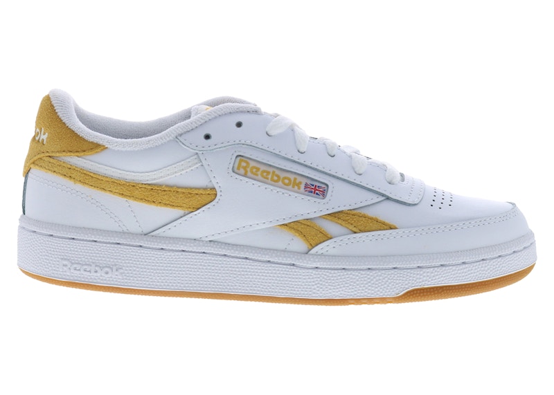 Pre-owned Reebok Club C Revenge (women's) Sneakers In Footwear White/retro Gold