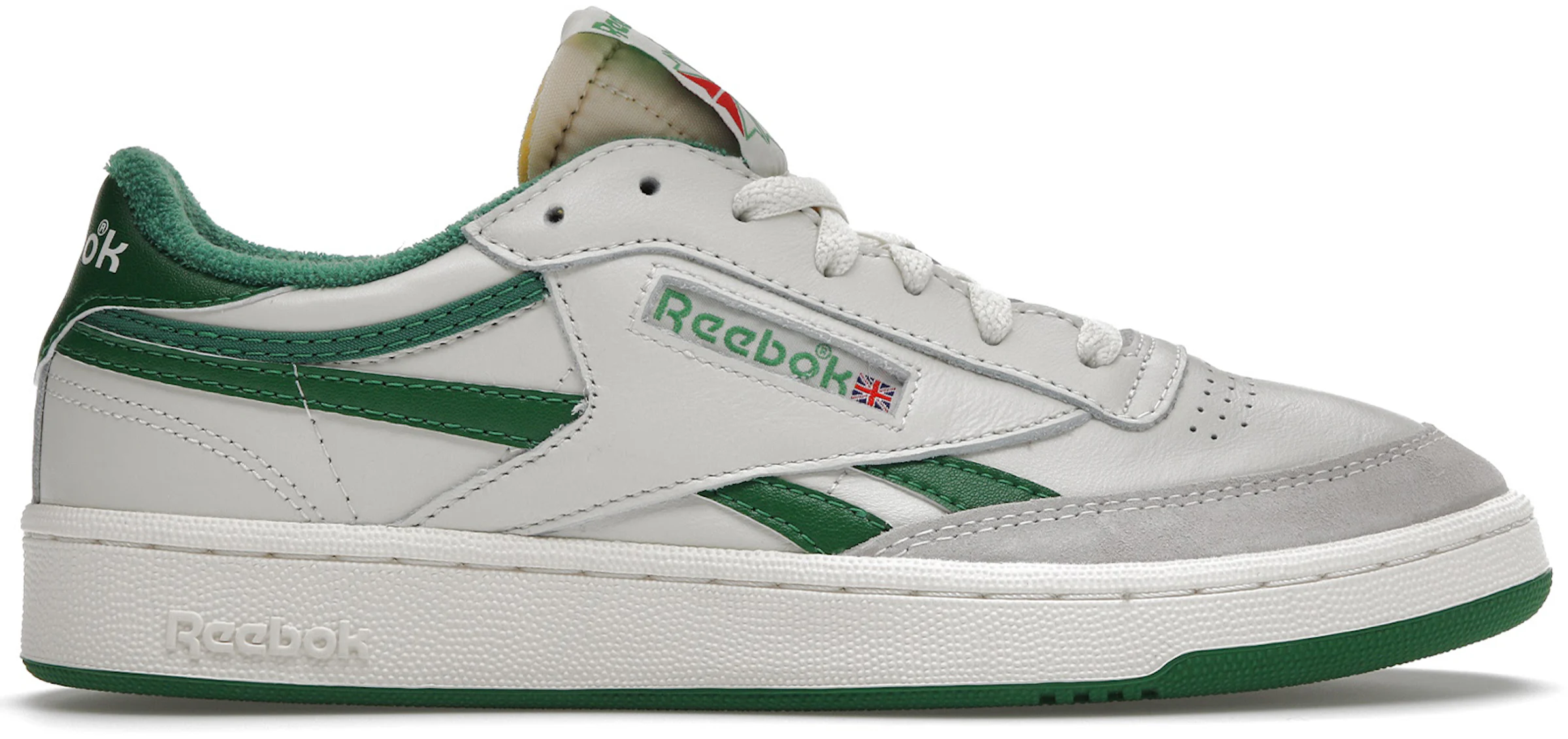 Reebok Club C Revenge White & Green Shoes