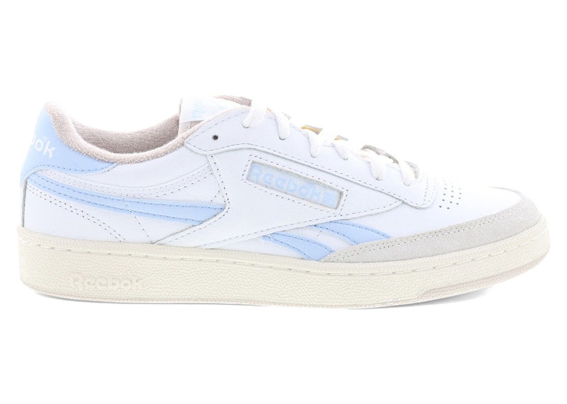 Pre-owned Reebok Men's Club C Revenge Vintage Sneakers In White/y2k Blue/hazy Grey In Multi
