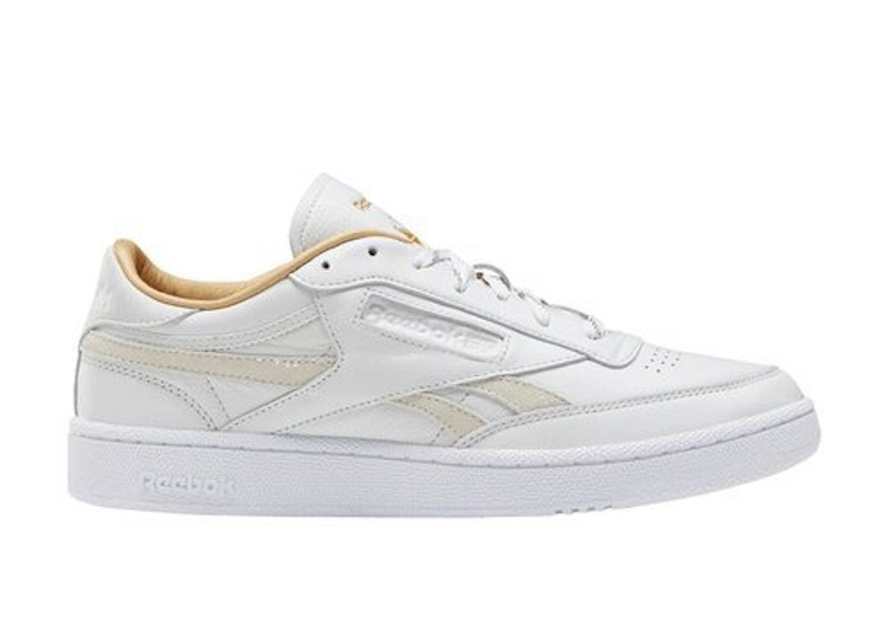 White and shop gold reebok