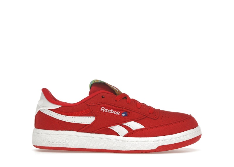 Pre-owned Reebok Club C Sonic The Hedgehog 3 Knuckles Sneakers In Red/white In Multi