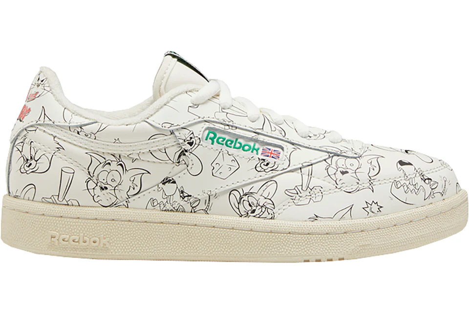 Reebok Club C Tom Jerry All Over GS