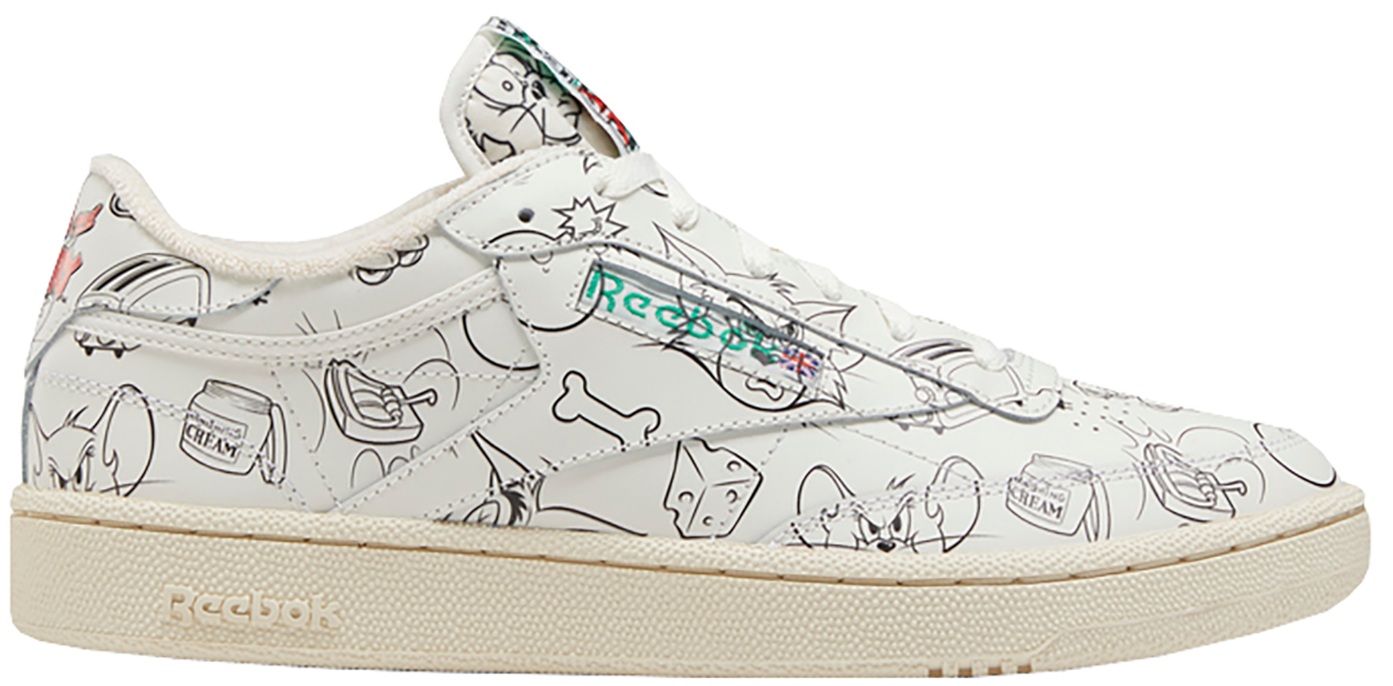 Printed Slip-on Shoes - White/Tom and Jerry - Kids | H&M US