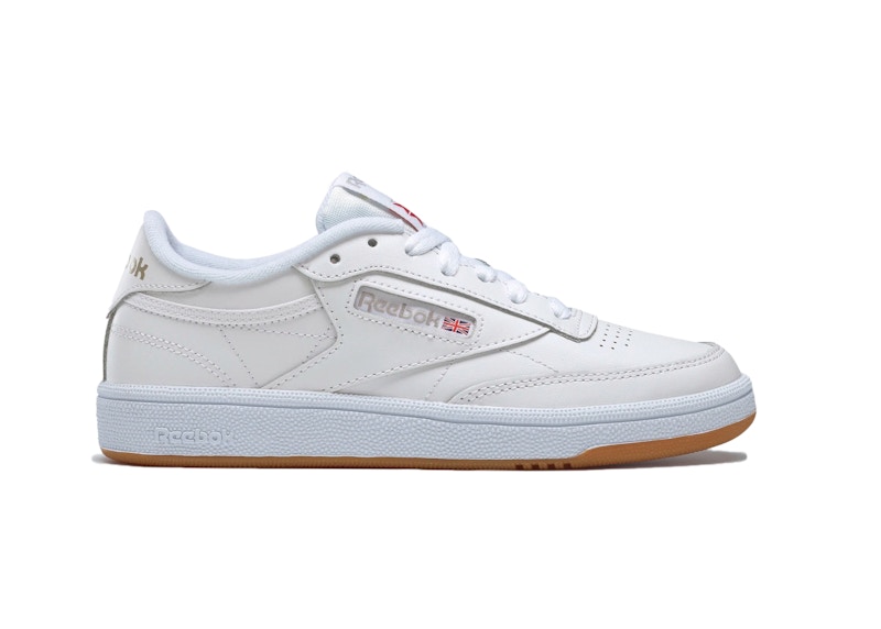 Reebok classic white gum hot sale womens