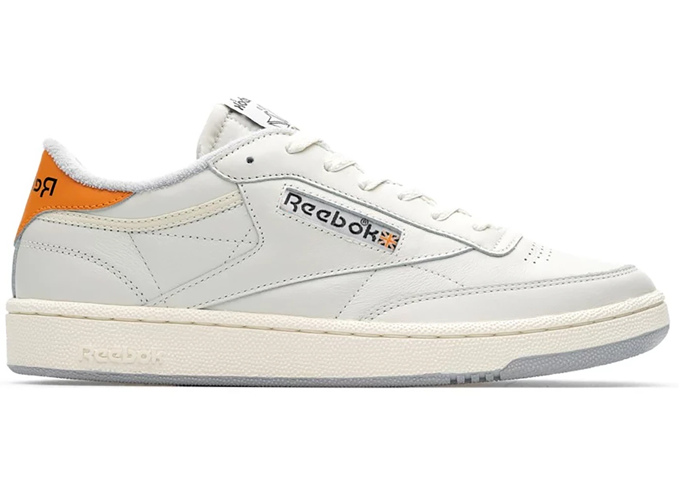 Reebok club c 85 chalk & sunbaked orange sales