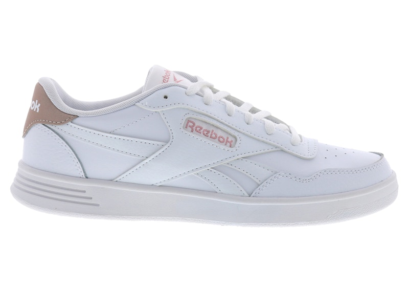 Pre-owned Reebok Court Advance Fomo Is Dead (women's) Sneakers In Footwear In White/rose Gold/footwear White