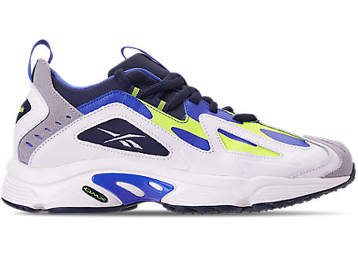 Reebok DMX 1200 Low White Lime Navy Men s CN7119 GB