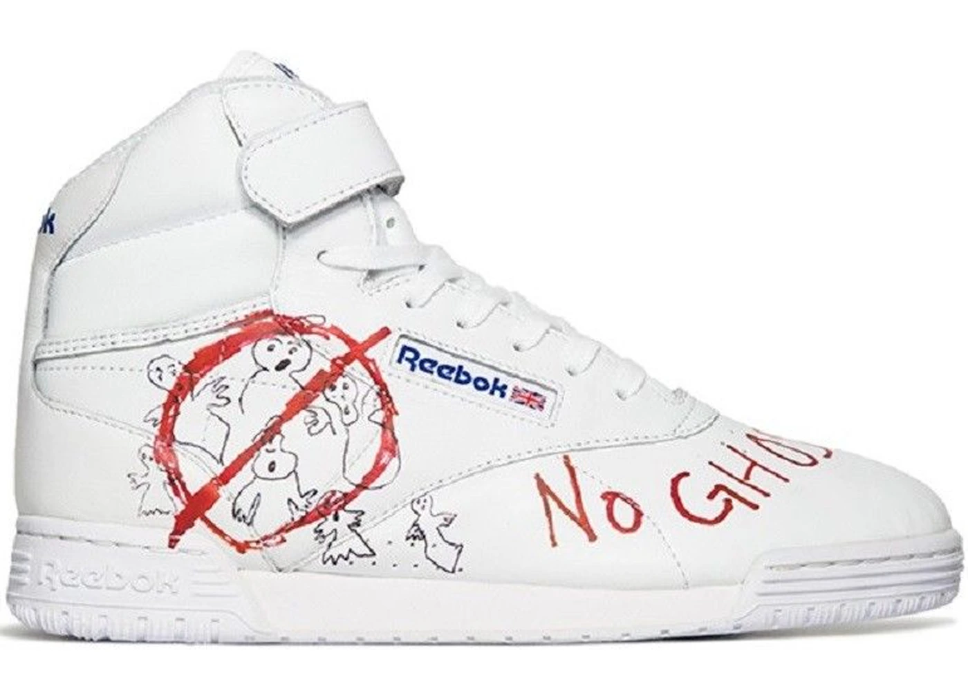 Reebok Ex O Fit Clean Hi Bait x Ghostbusters x Stranger Things