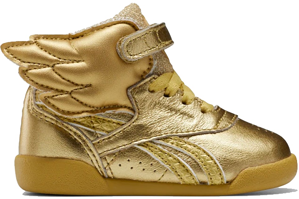 Reebok Freestyle Hi DC Wonder Woman Gold TD 1 4 a os FW4678 MX