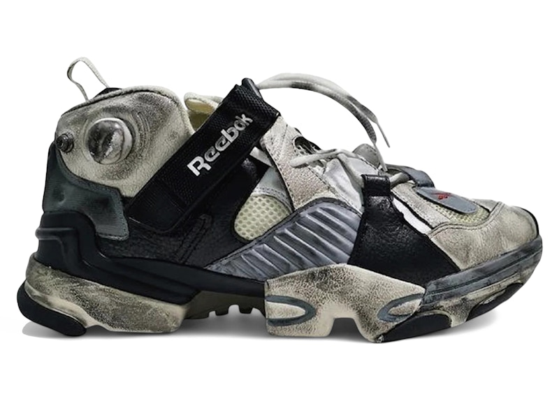 Reebok Genetically Modified Pump Vetements Dirty Effect White