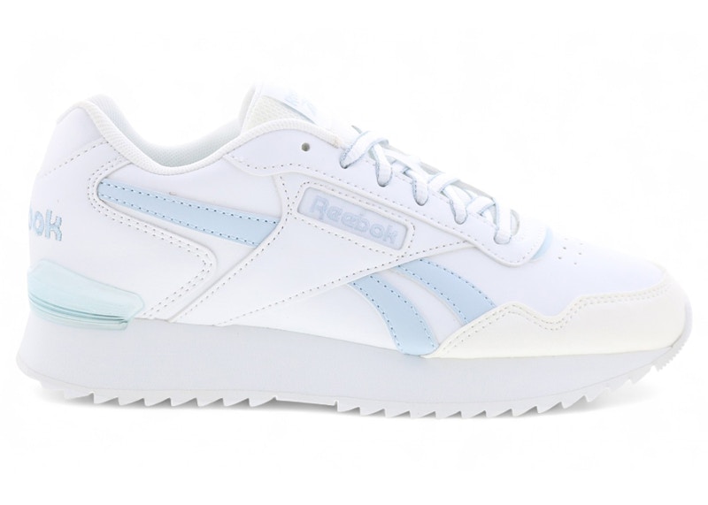 Pre-owned Reebok Glide Ripple Clip (women's) Sneakers In White/university Blue/chalk
