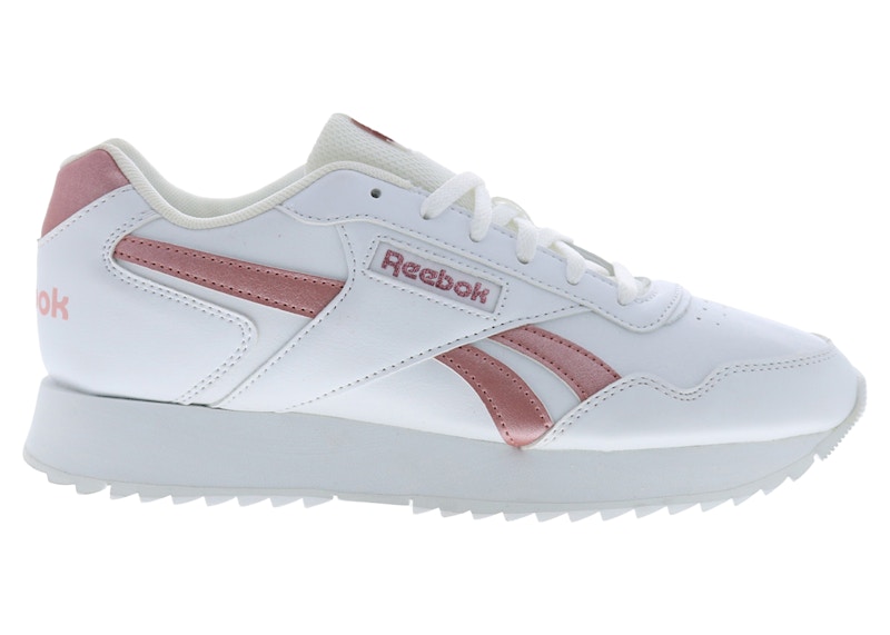 Pre-owned Reebok Glide Ripple Double (women's) Sneakers In White/rose