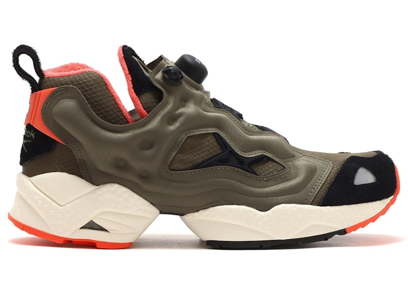 Reebok Instapump Fury 95 Arny Green Orange Flare Men's - GZ2187