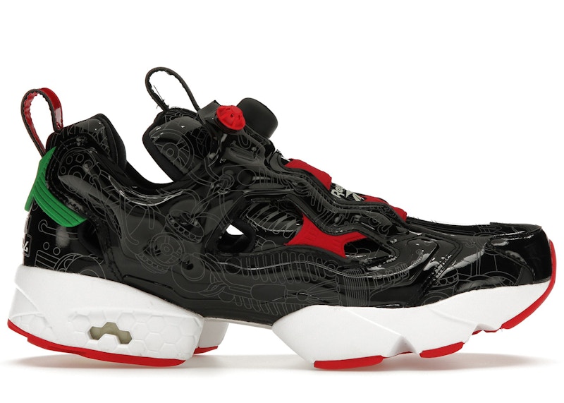 Pre-owned Reebok Instapump Fury Bait Astro Boy Club Sneakers In Core Black/footwear White/glen Green