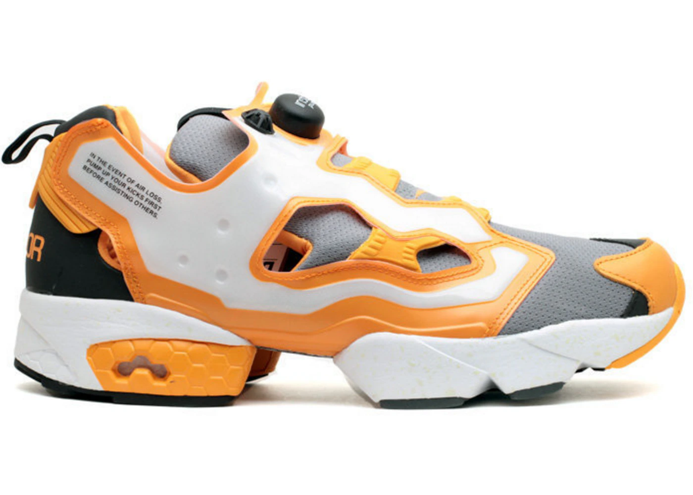 Reebok Pump Fury Steel Orange Reebok Insta Pump Fury Steel