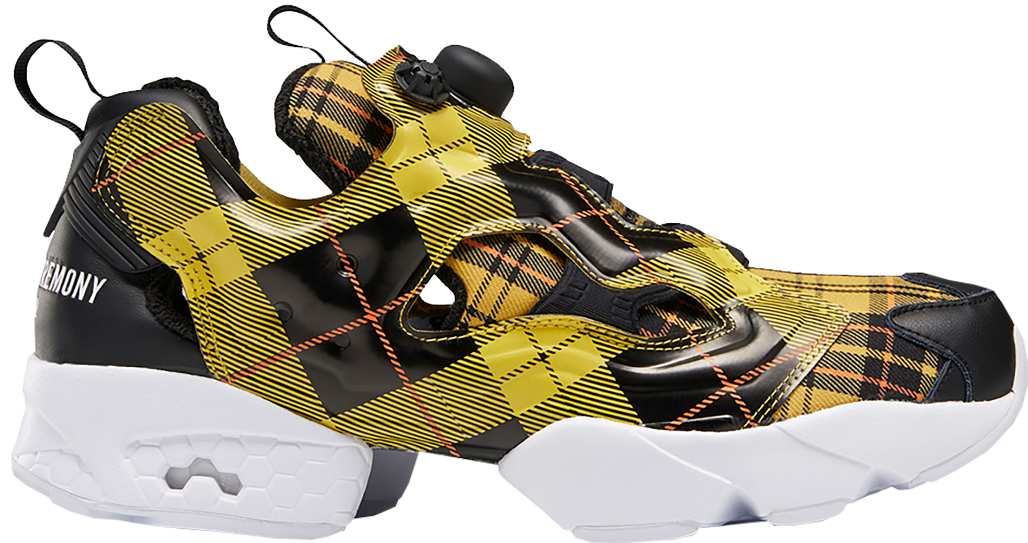 Reebok Instapump Fury Opening Ceremony Plaid Yellow Men's - FW2475 - US