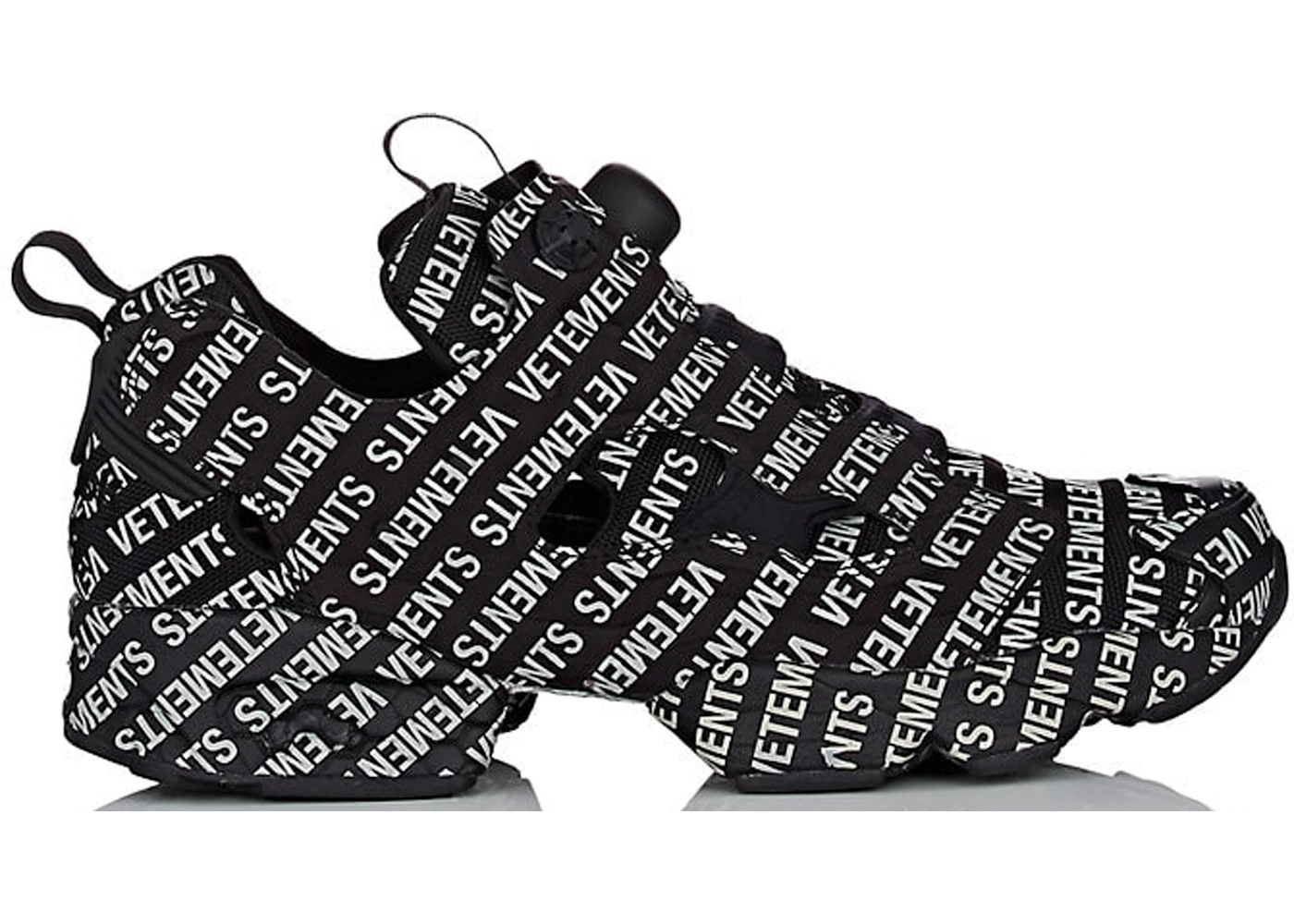 Reebok Instapump Fury Vetements All Over Black Men s CN7281 US