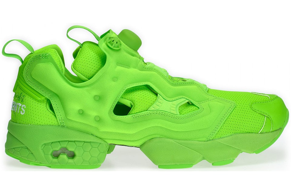 Reebok neon 2025 green shoes