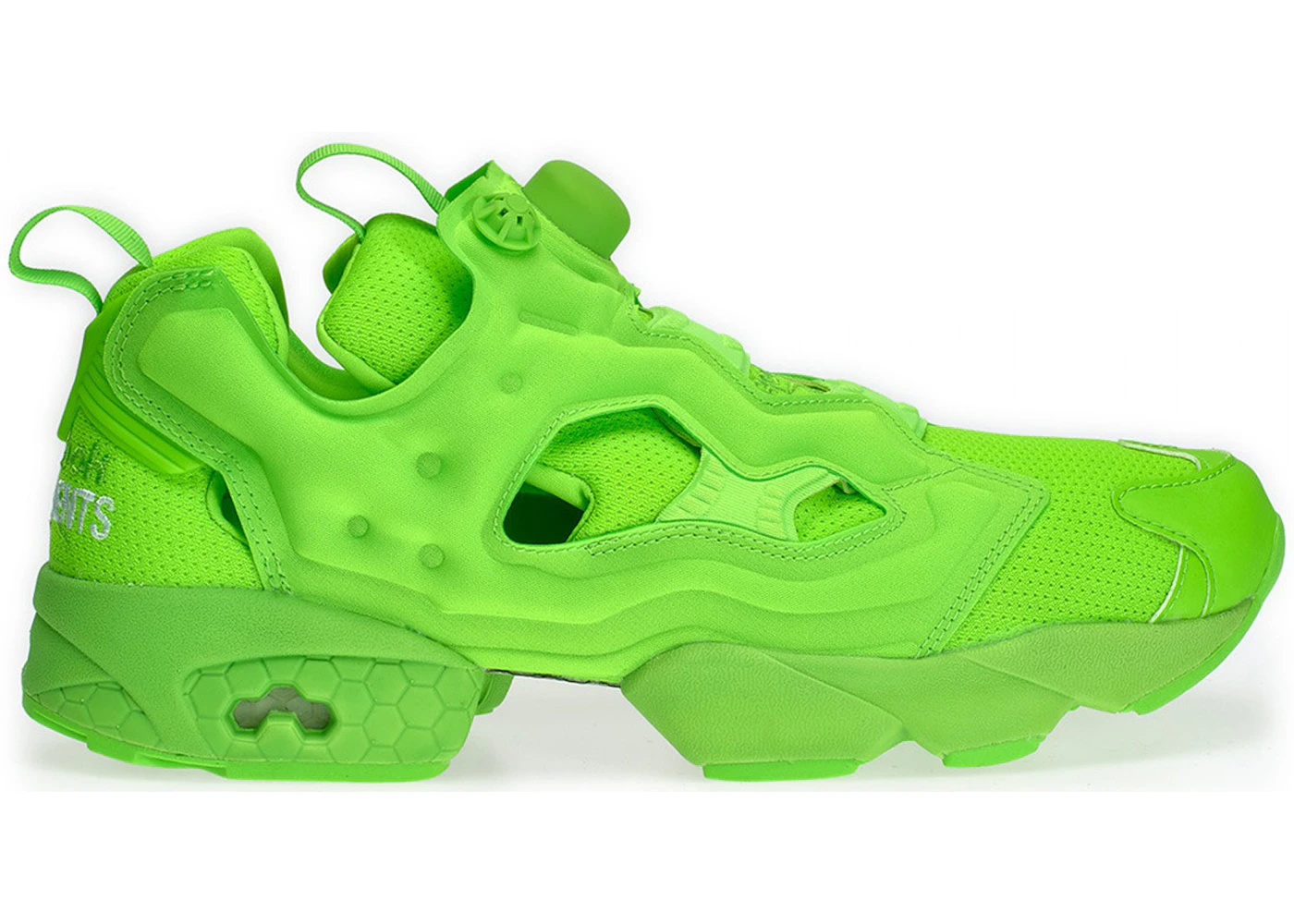 Reebok insta pump top fury womens green