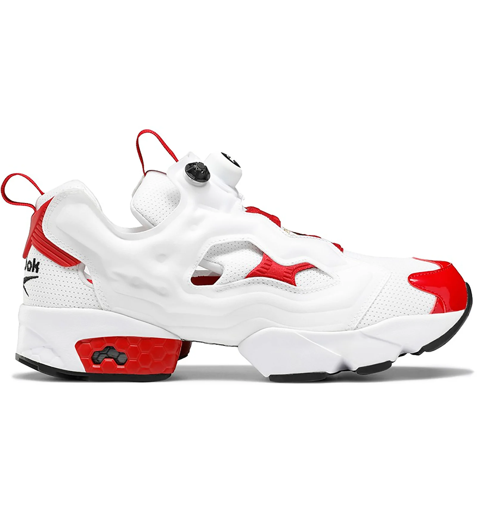 Reebok pump top fury red
