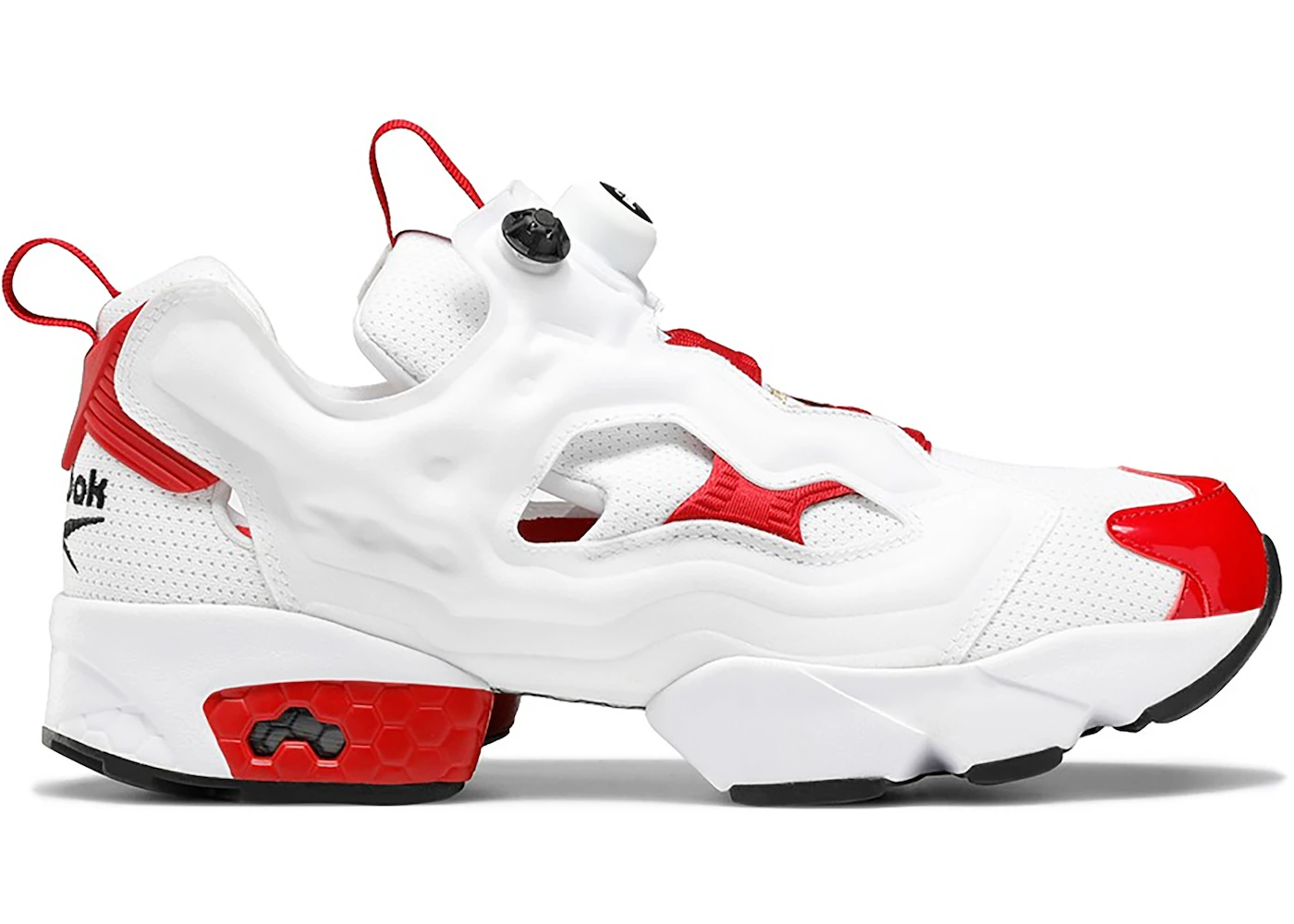 Reebok Instapump Fury White Excellent Red