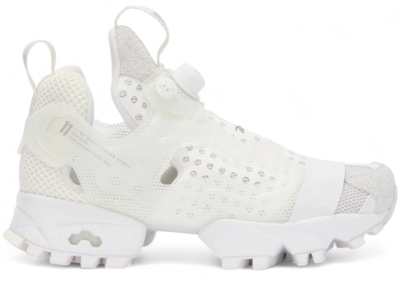 Pre-owned Reebok Men's  Ltd Instapump Fury 11 By Boris Bidjan Saberi Sneakers In White