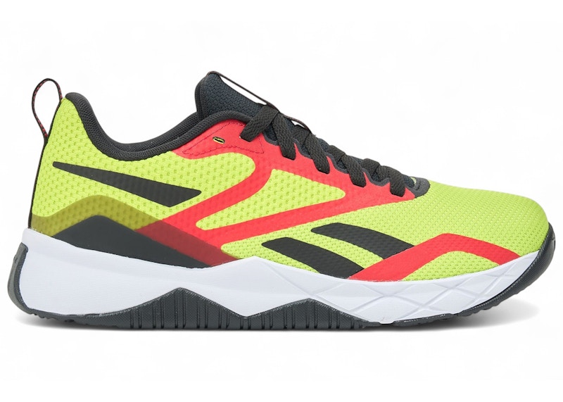 Reebok NFX Acid Gelb Schwarz Vektor Rot