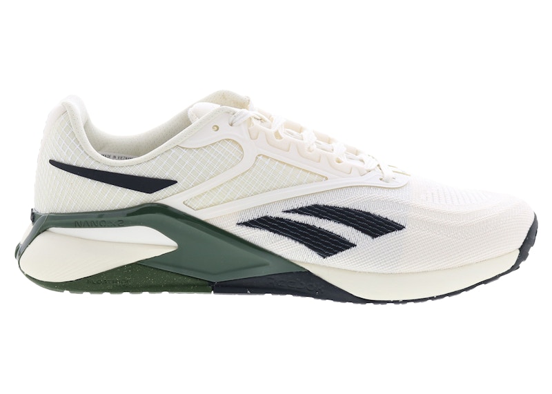Pre-owned Reebok Men's  Nano X2 Sneakers In Chalk/core Black/varsity Green