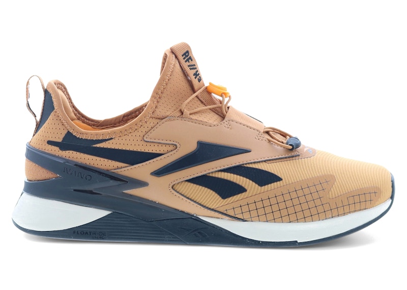 Pre-owned Reebok Men's  Nano X3 Rich Froning Black Sneakers In Court Brown/core Black/stucco