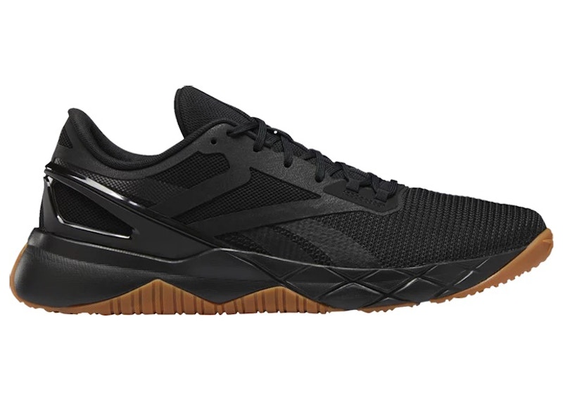 Reebok nano hot sale black gum