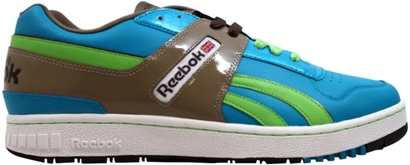 Reebok Pro Legacy Low Turquoise/Olive-Green-Top Men's - 4-183481 US