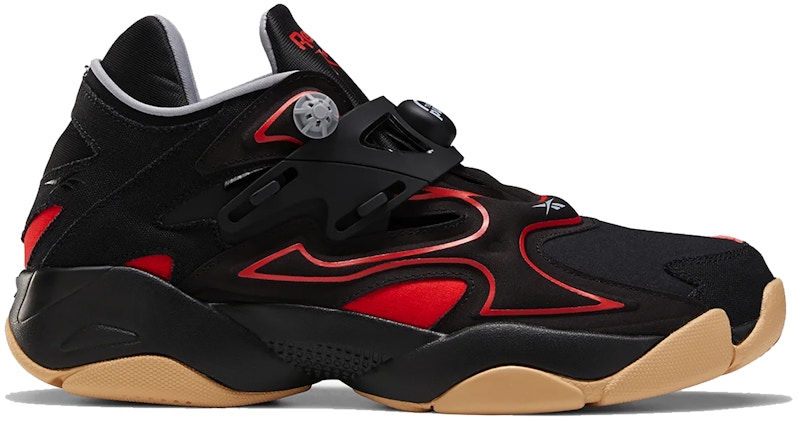 red and black reebok pumps