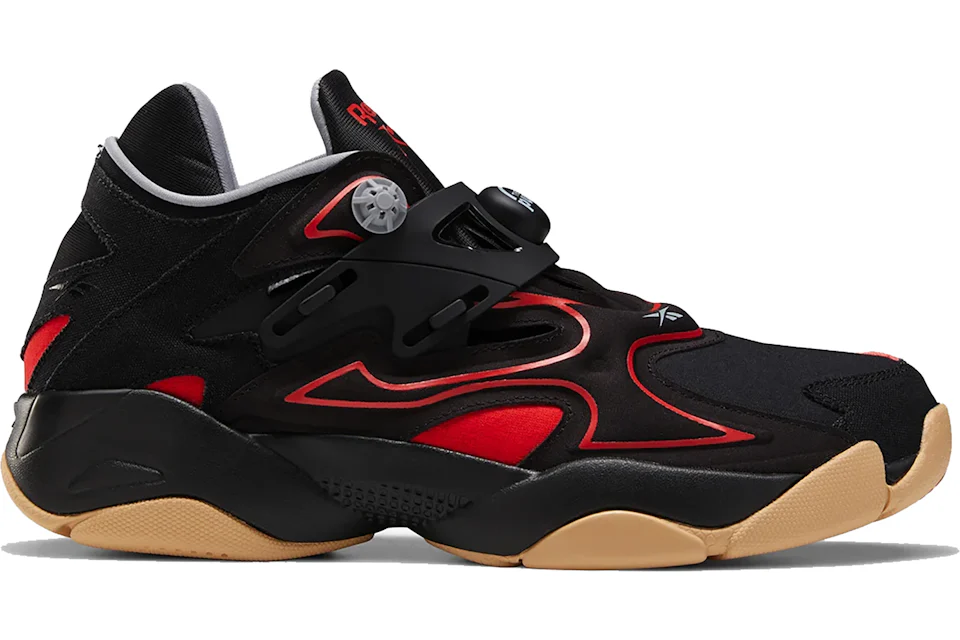 Reebok Pump Court Black Red Gum