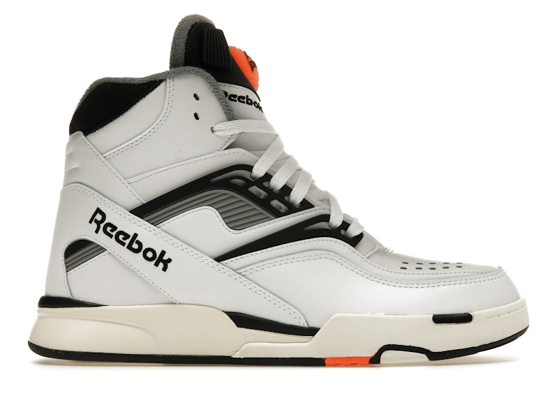 Reebok pump black clearance and white