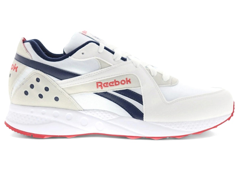 Reebok Pyro White Skull Grey Navy Red