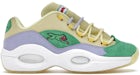 Reebok Question Low BBC Ice Cream Running Dog Yellow Green