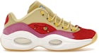 Reebok Question Low BBC Ice Cream Running Dog Yellow Red