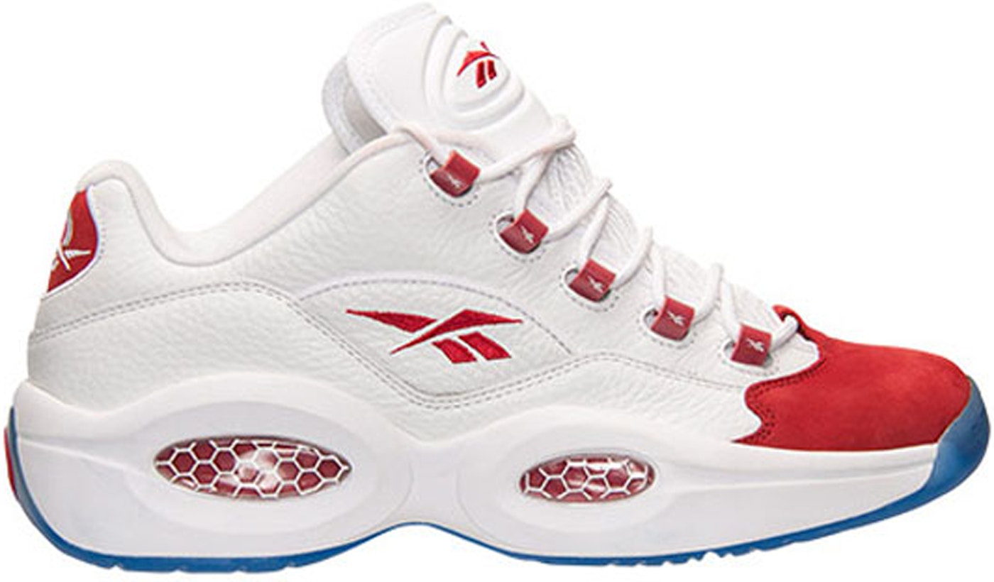 Kor apparat Montgomery Reebok Question Low White Red Ice - V70252